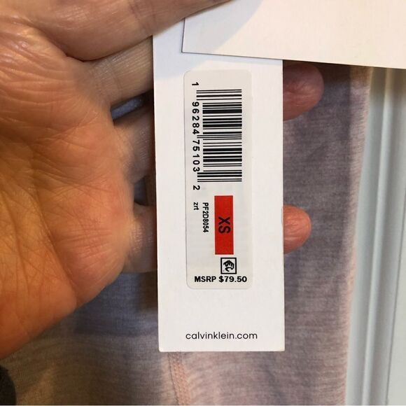 CALVIN KLEIN PERFORMANCE - 🎉HP🎉 L S XS Pocket Sports Dres - Heather Plum. NWT! - Picture 9 of 12